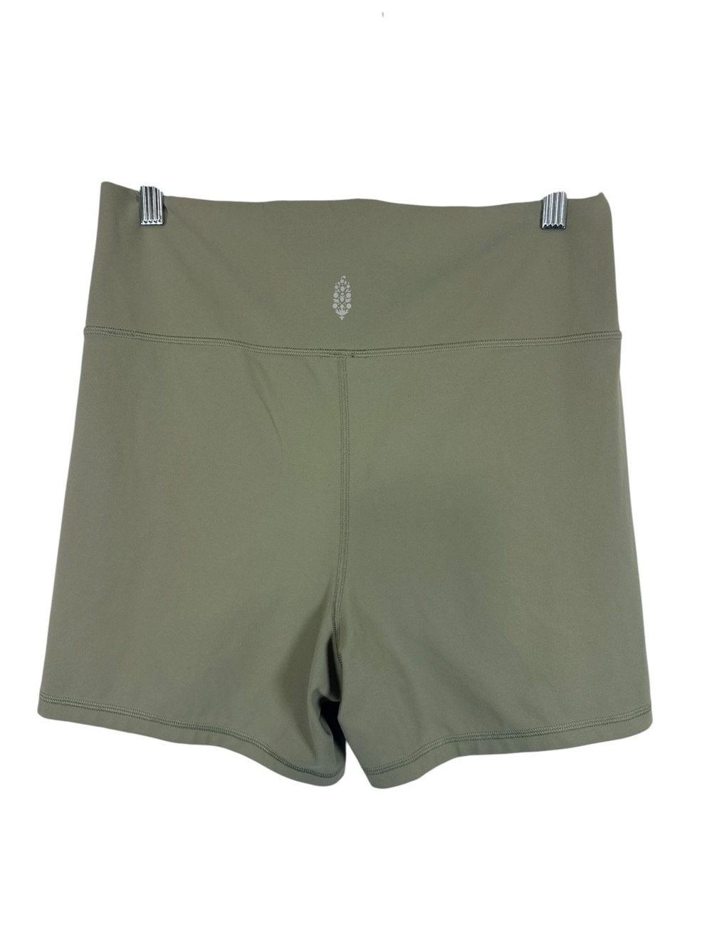 Free People Movement Free People Soft High Rise Biker Shorts Olive Green XL Gym